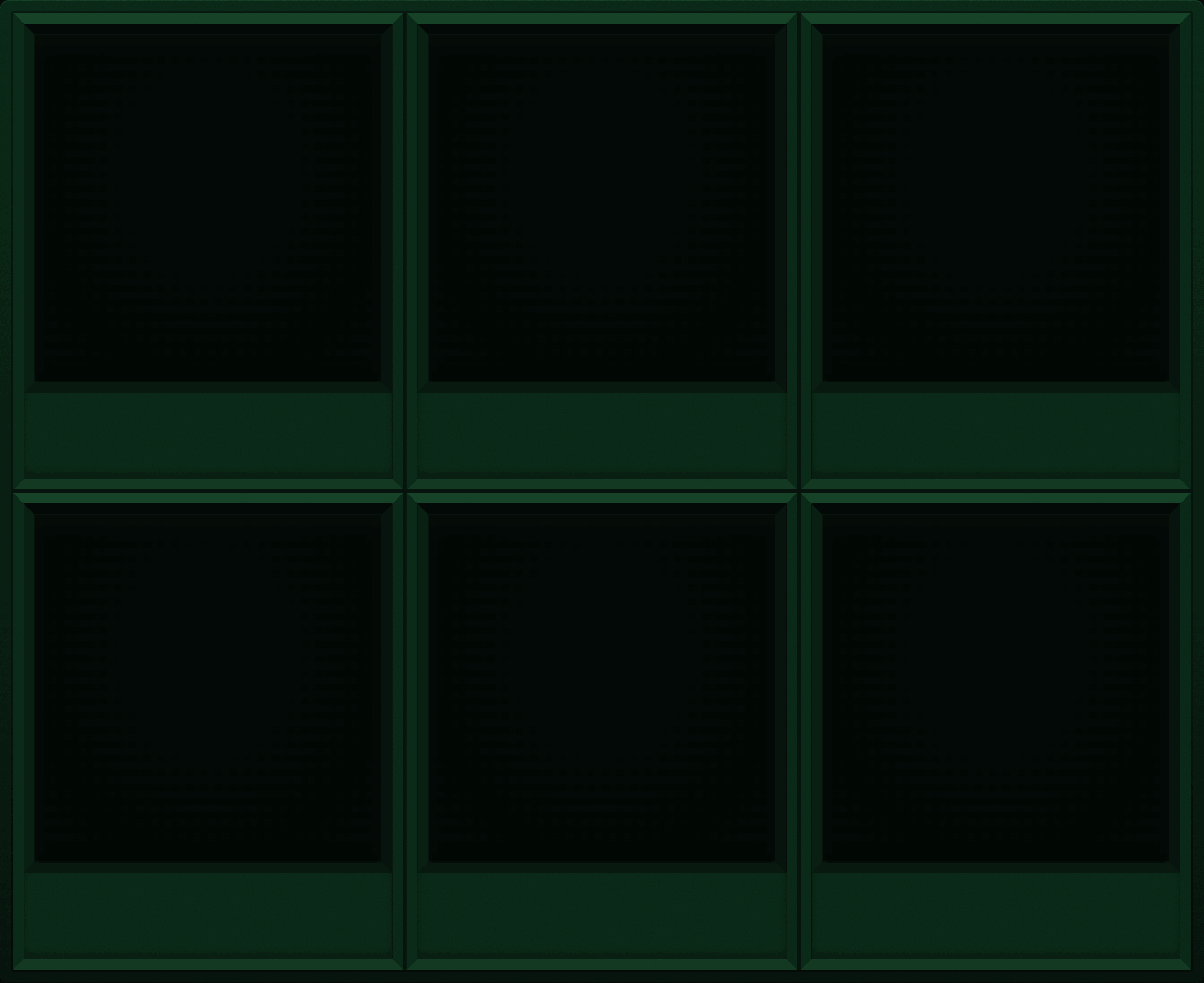 Deep Forest Display Case (2x3)